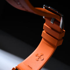 Rubber strap for For Longines Spirit Zulu Time 39mm ref.L3.802.4....