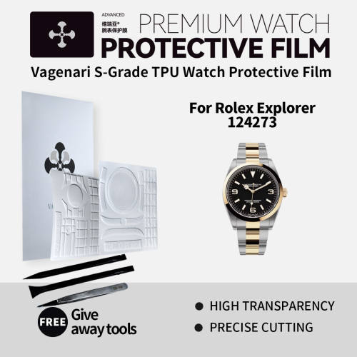Vagenari S-Grade TPU Watch Protective Film For Rolex Explorer 124273