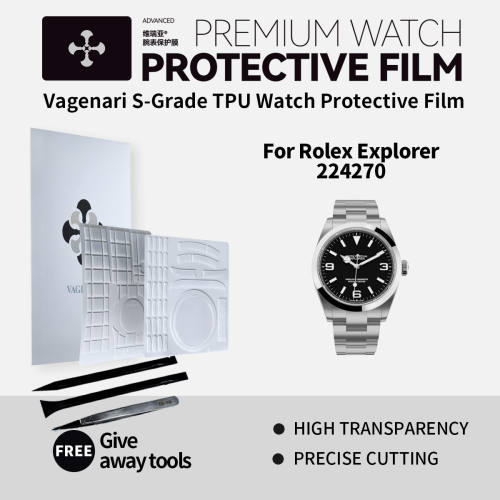 Vagenari S-Grade TPU Watch Protective Film For Rolex Explorer 224270