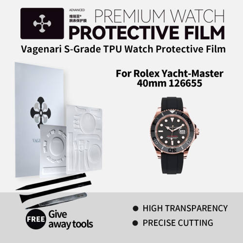 Vagenari S-Grade TPU Watch Protective Film For Rolex Yacht-Master 40mm 126655