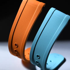 Rubber strap for Omega Seamaster 300 (Date window at 6 o’clock) Folding clasp model