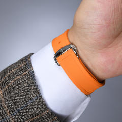 Rubber strap for Omega Seamaster 300 (Date window at 6 o’clock) Folding clasp model