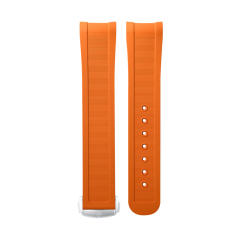 Rubber strap for Omega Seamaster 300 (Date window at 6 o’clock) Folding clasp model