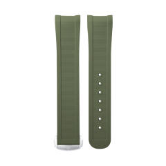Rubber strap for Omega Seamaster 300 (Date window at 6 o’clock) Folding clasp model