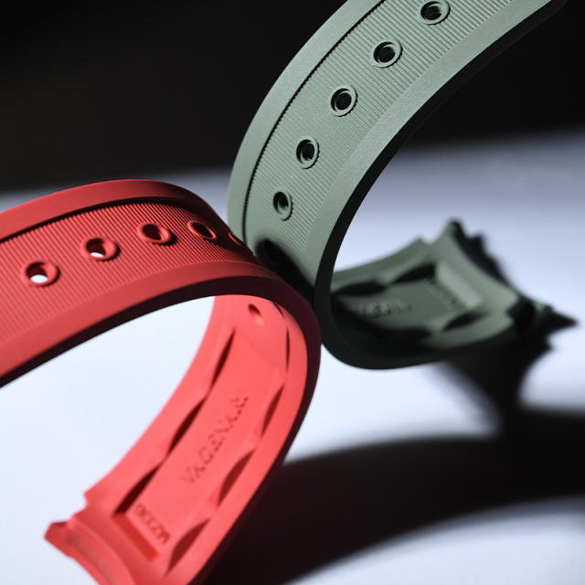 Rubber strap for Omega Seamaster 300 (Date window at 6 o’clock) Folding clasp model