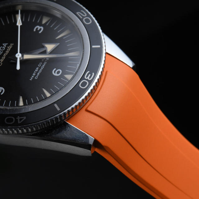 Rubber strap for Omega Seamaster 300 41mm  233.30.41.21.01.001