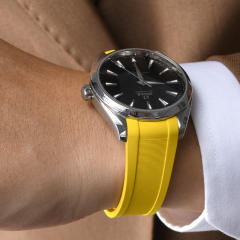 Rubber strap For new Seamaster 150m 41mm with date window at 6 o'clock