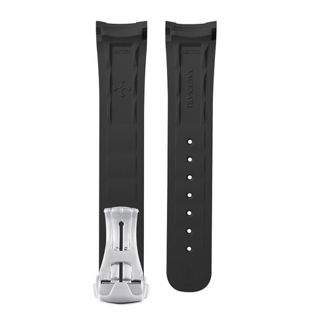 Rubber strap for Omega Seamaster 300 (Date window at 6 o’clock) Folding clasp model