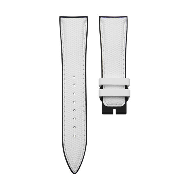 (Reticular pattern) Rubber strap for jaeger lecoultre Master Ultra Thin 39mm
