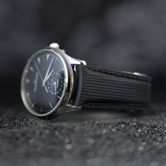 (Reticular pattern) Rubber strap for jaeger lecoultre Master Ultra Thin 39mm
