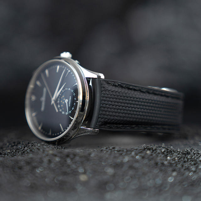 (Reticular pattern) Rubber strap for jaeger lecoultre Master Ultra Thin 39mm