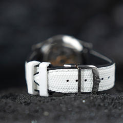 (Reticular pattern) Rubber strap for jaeger lecoultre Master Ultra Thin 39mm