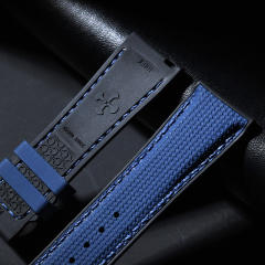 (Reticular pattern) Rubber strap for jaeger lecoultre Master Ultra Thin 39mm
