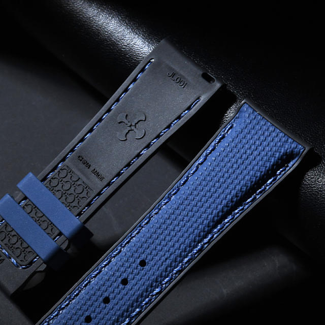 (Reticular pattern) Rubber strap for jaeger lecoultre Master Ultra Thin 39mm