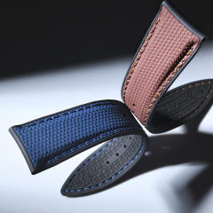 (Reticular pattern) Rubber strap for jaeger lecoultre Master Ultra Thin 39mm