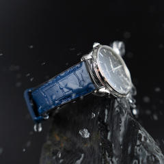 (Alligator pattern) Rubber strap for jaeger lecoultre Master Ultra Thin 39mm