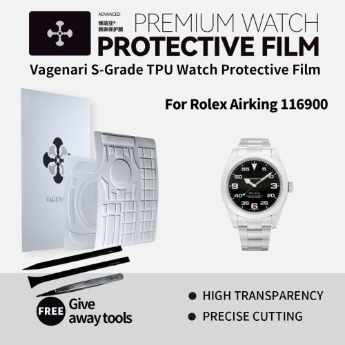 Vagenari S-Grade TPU Watch Protective Film For Rolex Airking 116900