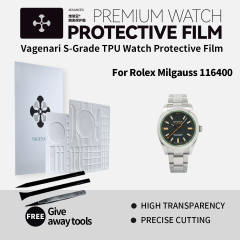 Vagenari S-Grade TPU Watch Protective Film For Rolex Milgauss 116400