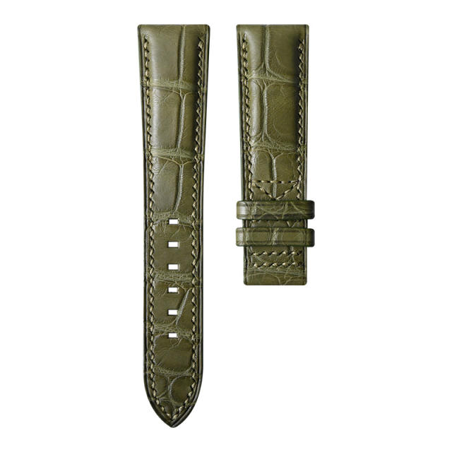 Alligator strap for Patek Phillipe 5524 Hand made
