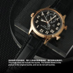 Alligator strap for Patek Phillipe 5524 Hand made