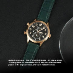Alligator strap for Patek Phillipe 5524 Hand made