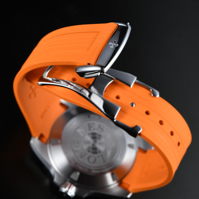 Rubber strap for Longines HydroConquest GMT 41mm
