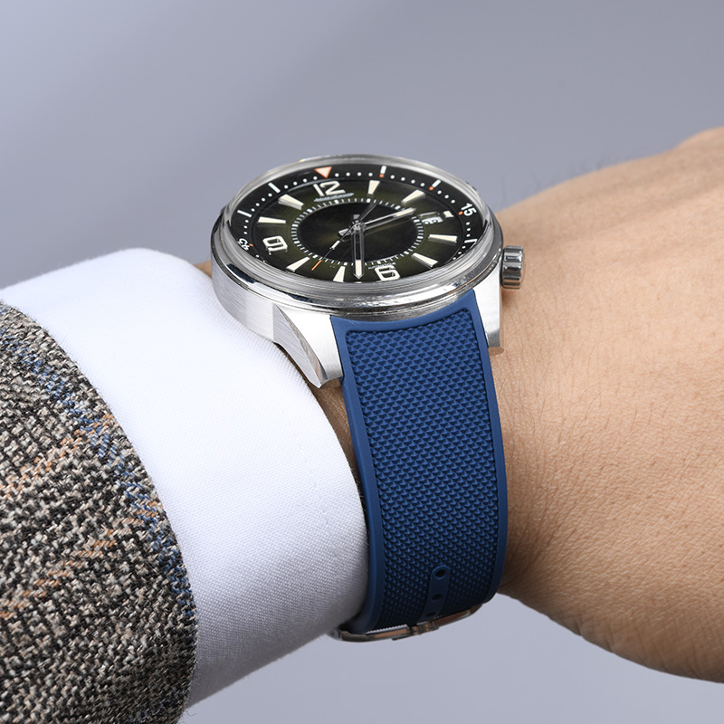 Rubber strap for for Jaeger-LeCoultre Polaris Date 42mm