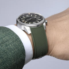 Rubber strap for for Jaeger-LeCoultre Polaris Date 42mm