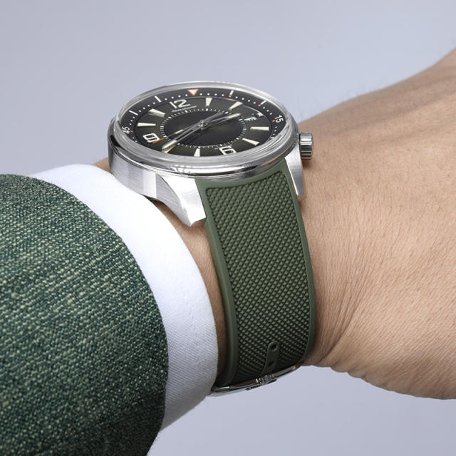 Rubber strap for for Jaeger-LeCoultre Polaris Date 42mm