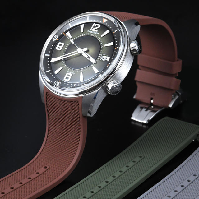 Rubber strap for for Jaeger-LeCoultre Polaris Date 42mm