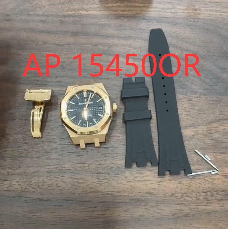 Rubber strap for AP Royal Oak RG 15450or 37mm