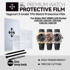Vagenari S-Grade TPU Watch Protective Film For Rolex SKY-DWELLER Oyster 326238.326235.336238.336235.336239