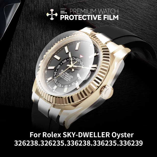 Vagenari S-Grade TPU Watch Protective Film For Rolex SKY-DWELLER Oyster 326238.326235.336238.336235.336239