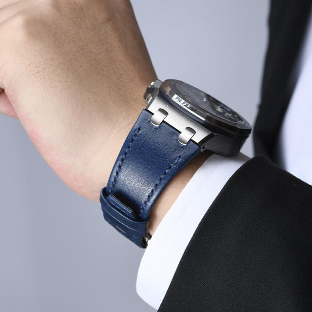 Leather Strap For Royal Oak Offshore 26420 Interchangeable Strap System