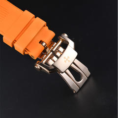 【Include Endlink+clasp】Rubber Strap For Patek Philippe 5711/1R Full rose gold Bracelet models