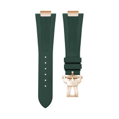 【Include Endlink+clasp】Rubber Strap For Patek Philippe 5711/1R Full rose gold Bracelet models