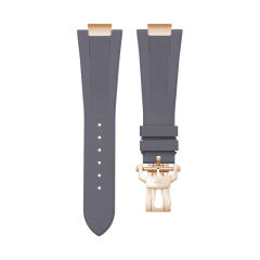 【Include Endlink+clasp】Rubber Strap For Patek Philippe 5711/1R Full rose gold Bracelet models