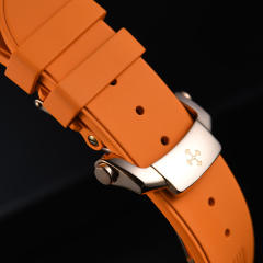【Include Endlink+clasp】Rubber Strap For Patek Philippe 5711/1R Full rose gold Bracelet models