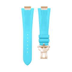 【Include Endlink+clasp】Rubber Strap For Patek Philippe 5711/1R Full rose gold Bracelet models
