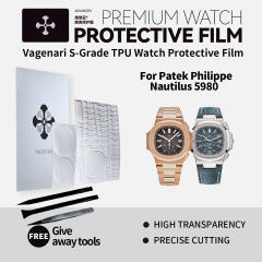 Vagenari S-Grade TPU Watch Protective Film For Patek Philippe Nautilus 5980