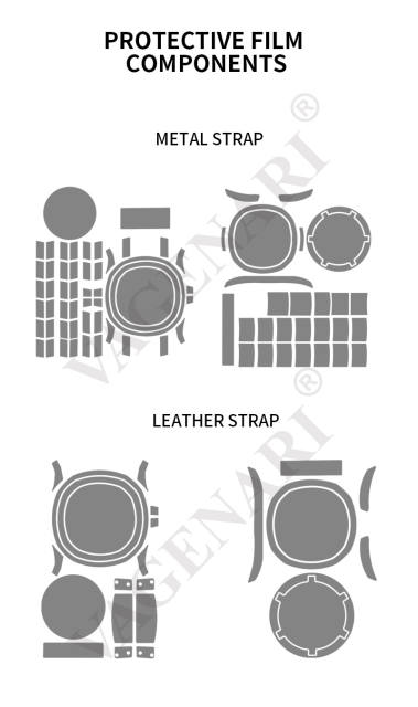 Vagenari S-Grade TPU Watch Protective Film For Patek Philippe Aquanaut 5167