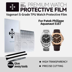 Vagenari S-Grade TPU Watch Protective Film For Patek Philippe Aquanaut 5167