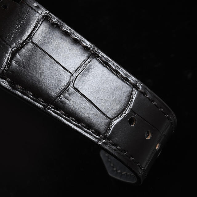 Vagenari Alligator strap for For Hublot Sang Bleu II 45mm 418