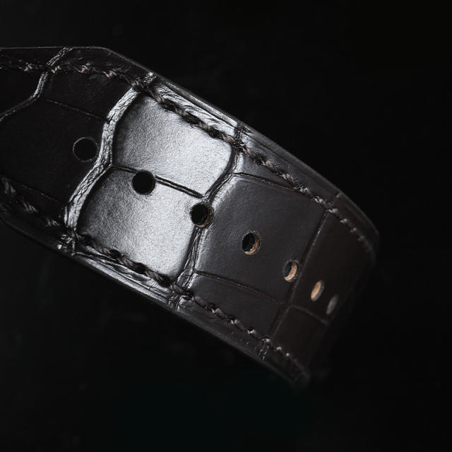 Vagenari Alligator strap for For Hublot Sang Bleu II 45mm 418