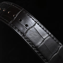Vagenari Alligator strap for For Hublot Sang Bleu II 45mm 418
