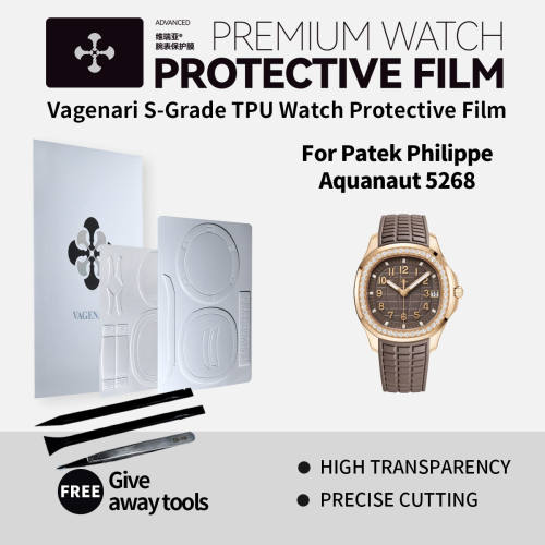 Vagenari S-Grade TPU Watch Protective Film For Patek Philippe Aquanaut 5268