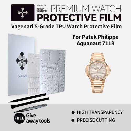 Vagenari S-Grade TPU Watch Protective Film For Patek Philippe Aquanaut 7118