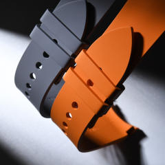 Rubber strap for Blancpain Air Command 42.5mm leather strap models