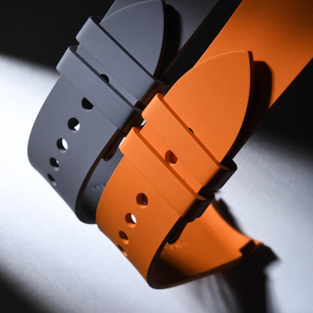 Rubber strap for Blancpain Air Command 42.5mm leather strap models