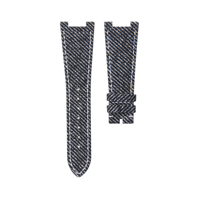 【Second Generation】 Denim pattern Leather strap for Patek Philippe Nautilus 5711R, 5712R, 5726A, 5980R (leather strap models)